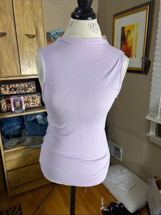 a new day Tops - A New Day Sleeveless Ribbed Tank Top - Lavender - Small NWT